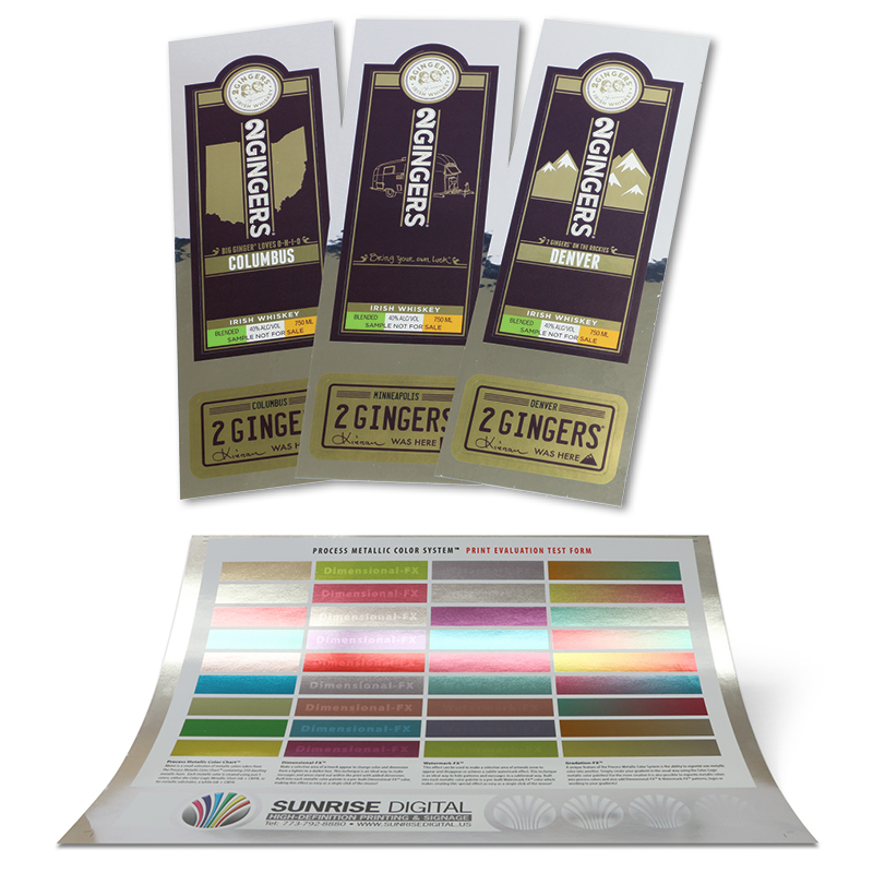 Foil Label Printing - High Quality Custom Foil Stickers