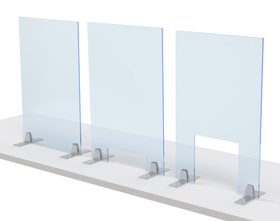 Plexiglass Sneeze Guard Protective Barrier