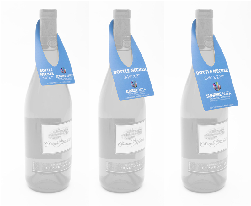Bottle Necker - Custom Signs for Wine, Water and Juice Bottles