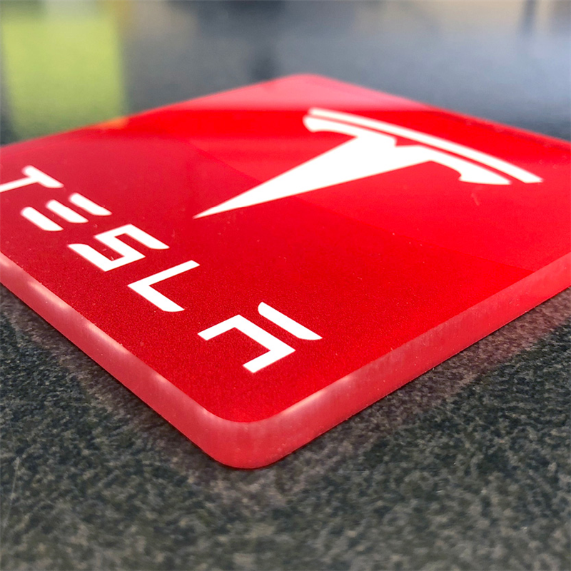 Acrylic coasters top