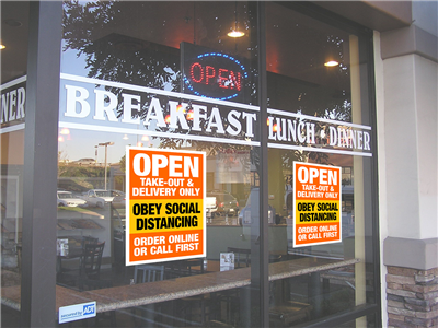 Social Distancing Window Graphics