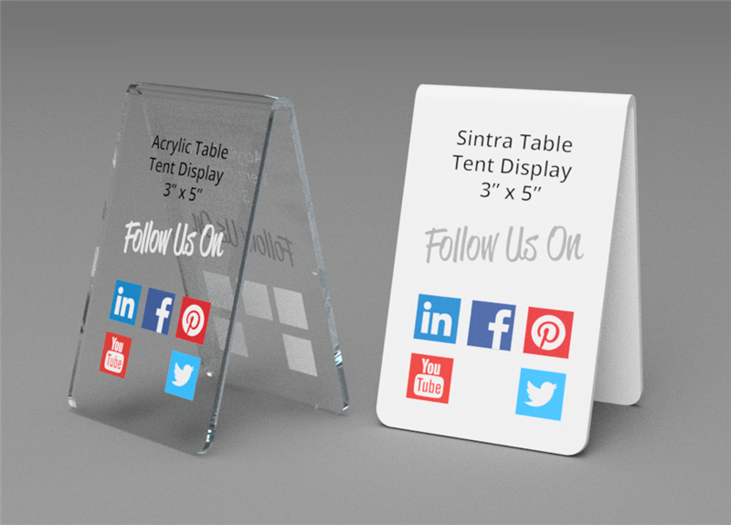 Acrylic table deals tent