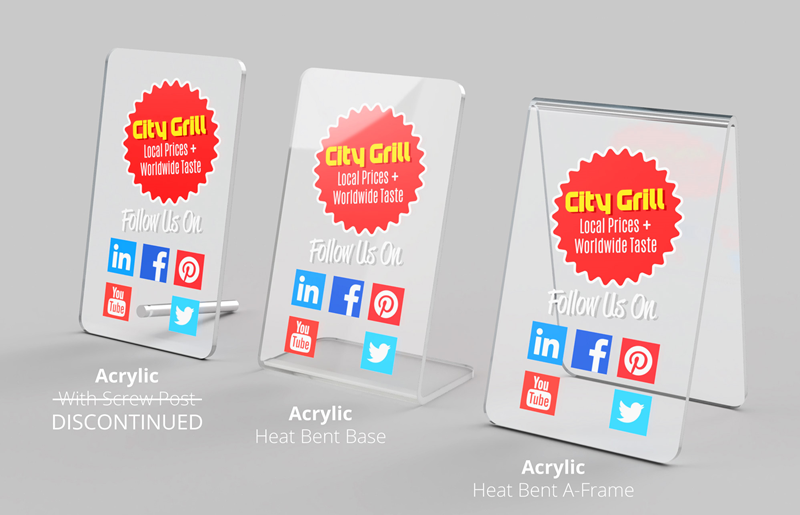Table tent online