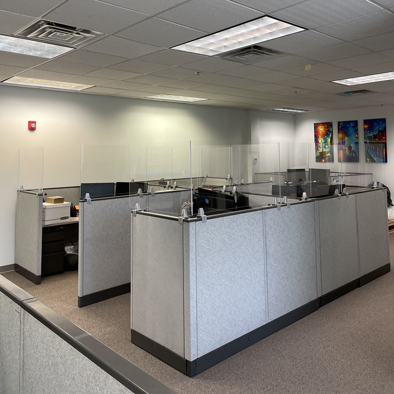Plexiglass Cubicle Guard Protective Barrier