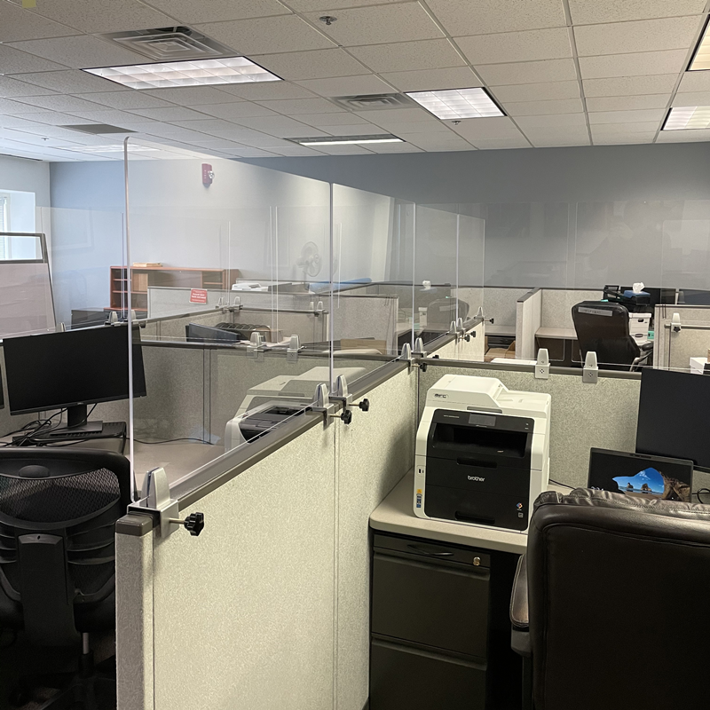 Plexiglass Cubicle Guard Protective Barrier