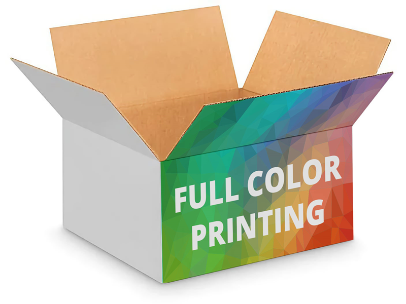 Colored shipping new arrivals boxes