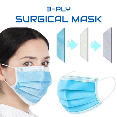 PPE 3-ply Surgical Mask