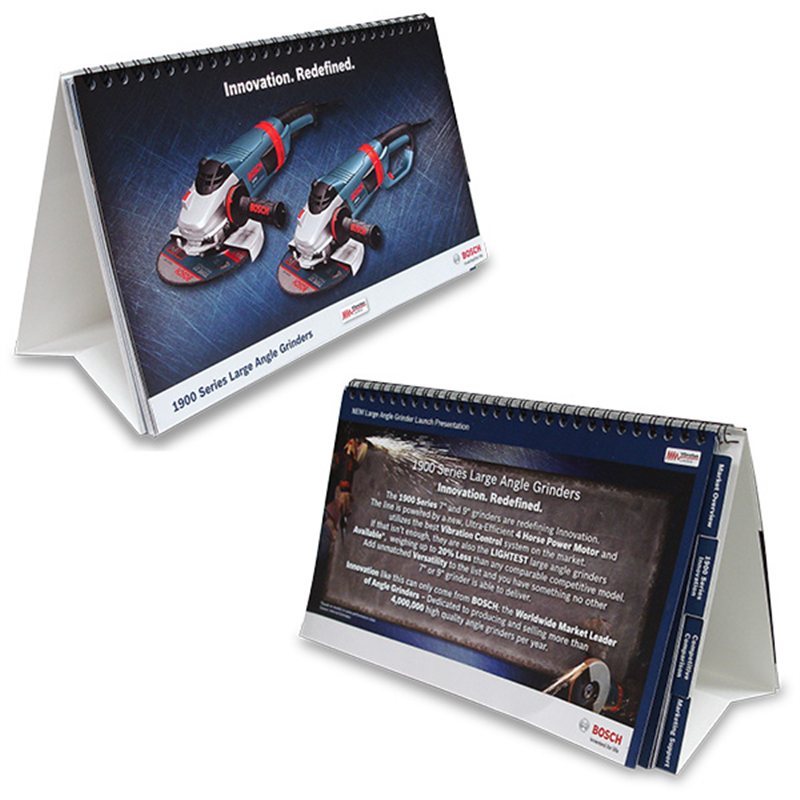 pitch book flip book