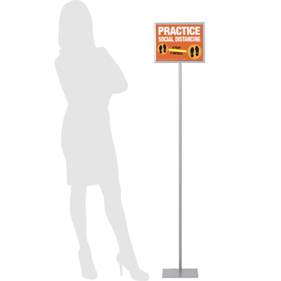 Social Distancing Free Standing Signs