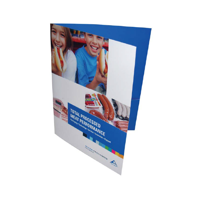 Presentation Folders Folder With Pockets Business Card Slits Custom Folders