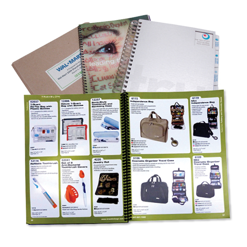 Books and Catalogs, Perfect Bound, Wire Bound, Hard Cover Binding