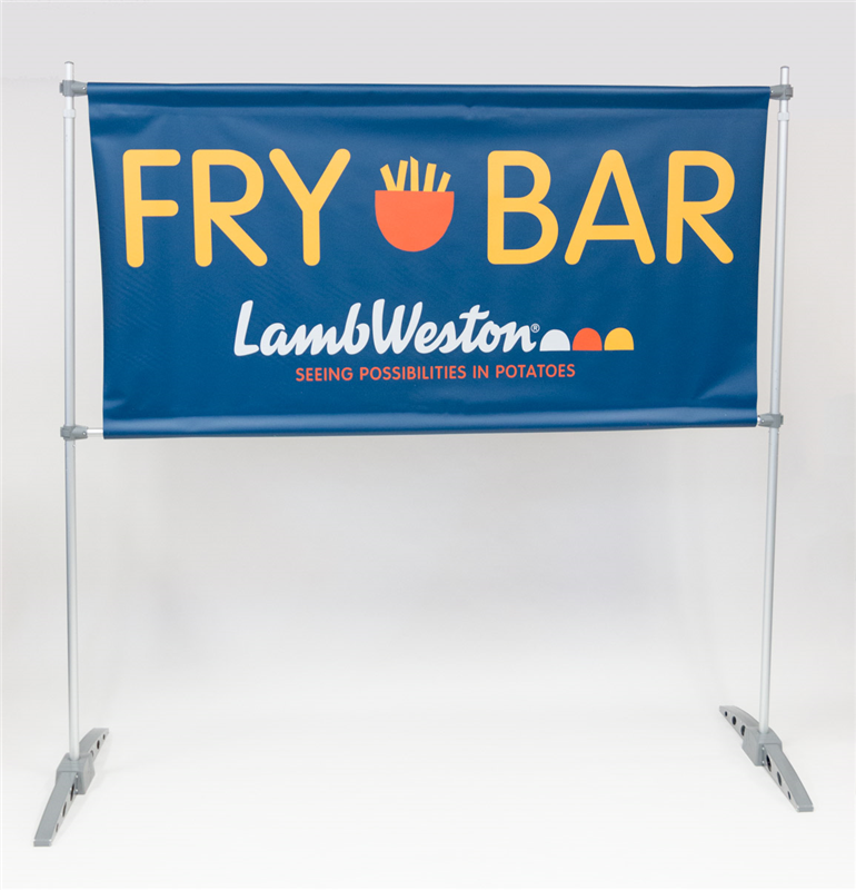 Free Standing Banner Stand with Graphics
