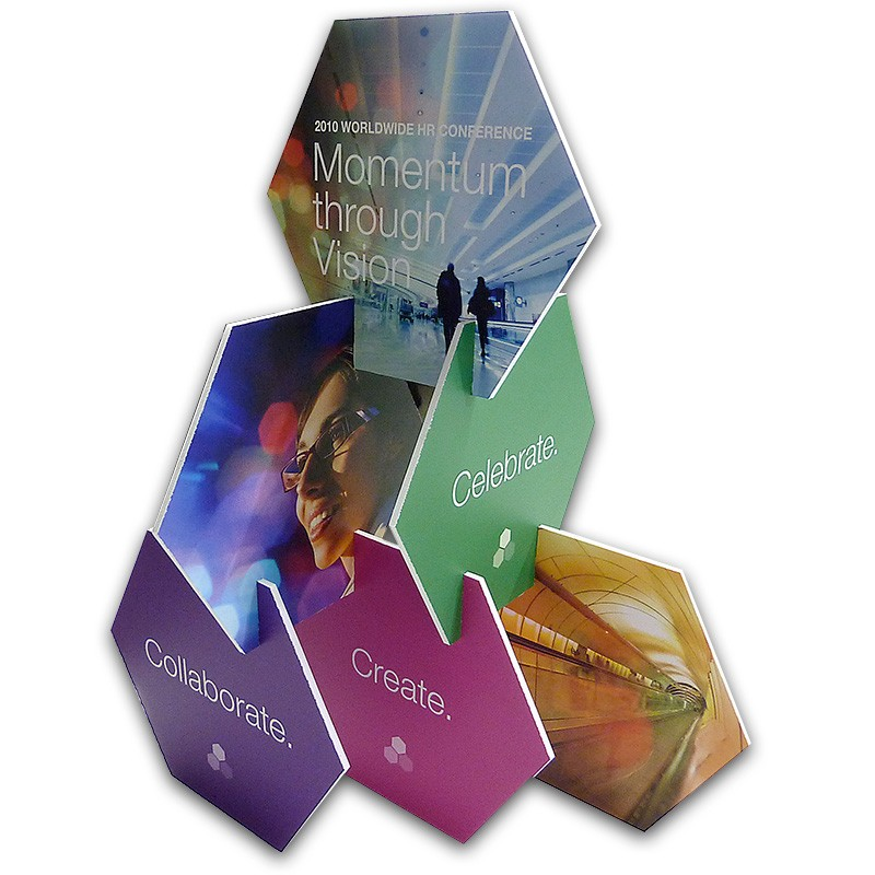 Hexagon Display, Specialty Display, Display Tower