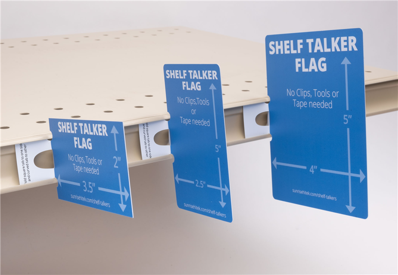 Shelf Talker Flag - Grab eyeballs in the aisle