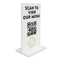 QR Menu Table Sign