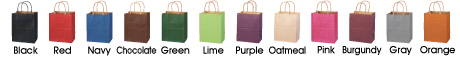 Kraft Shopping bags with Custom Full Color Printing