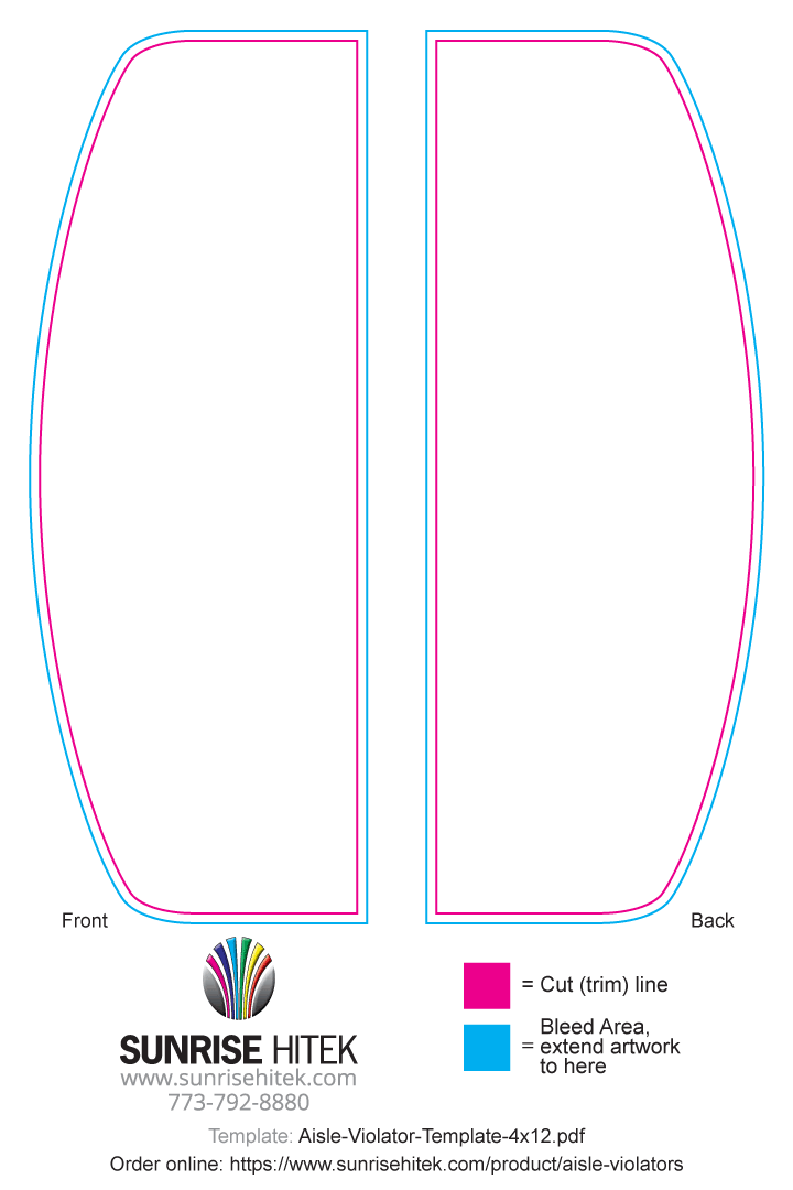 Aisle Violator Template 4x11