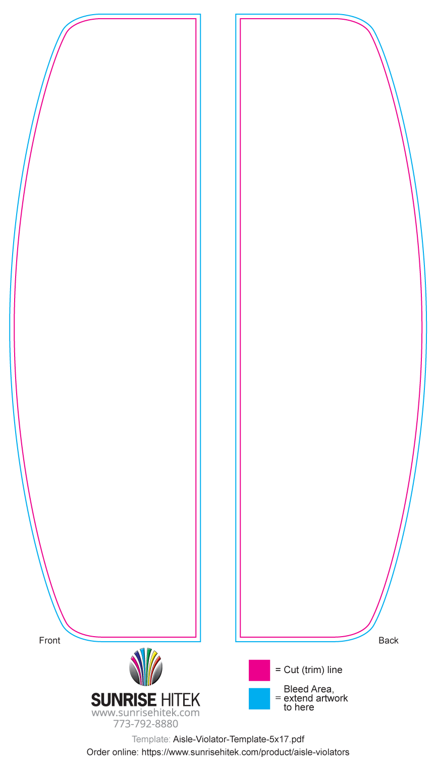 Aisle Violator Template 5x17